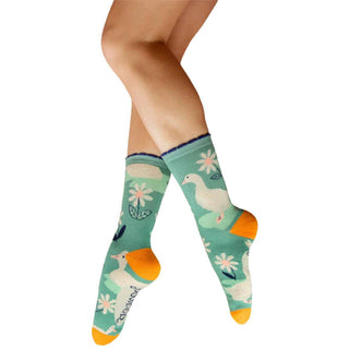 Ladies' Ankle Socks - Gold Finch