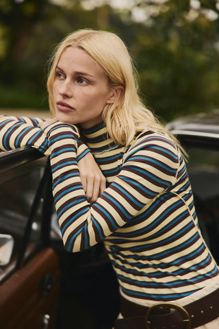Good Good Turtle Neck Stripe