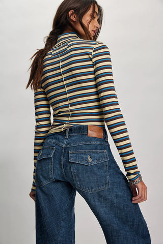 Good Good Turtle Neck Stripe
