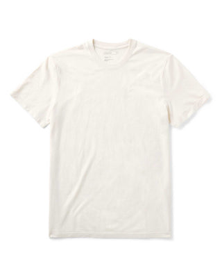 The Cotton Hemp Tee in Vintage White