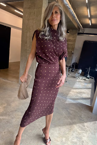 Chocolate Desiree Dress