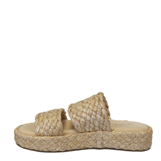 SANTORINI in RAFFIA, left view