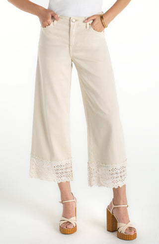 Stride Wide Leg w/ Lace Trim
