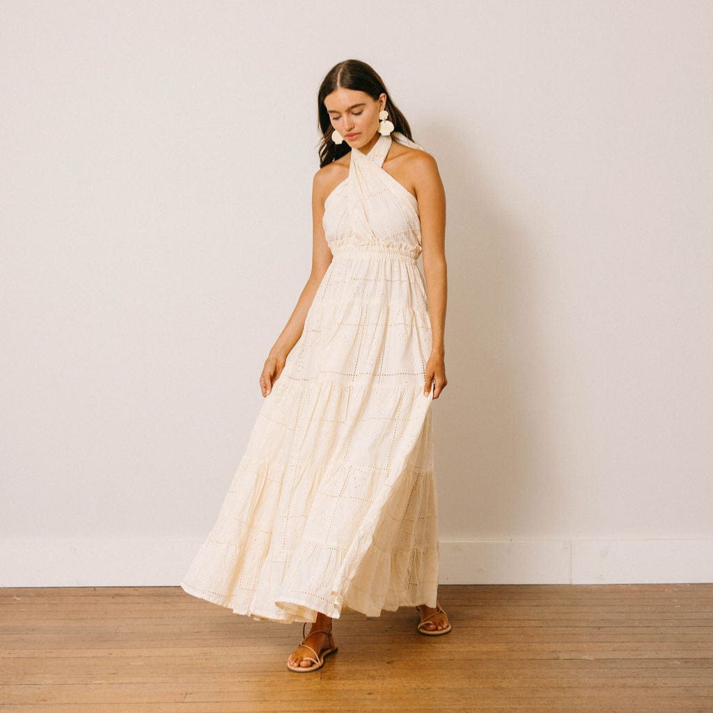 Ivory Shell Capri Dress – Billy Opal