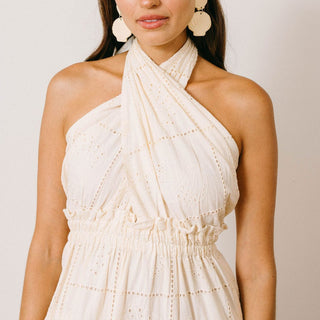Ivory Shell Capri Dress