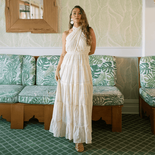 Ivory Shell Capri Dress