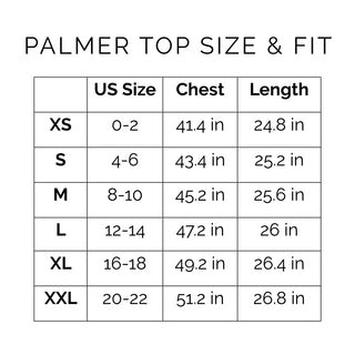 Wavy Stripe Palmer Top