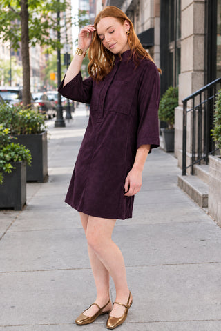 Suede Swing Dress