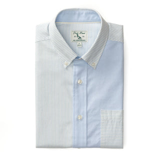Long Sleeve Cotton Oxford Stripe Shirt