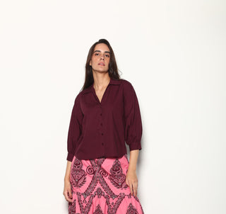 Kyra Long Sleeve Collared Shirt