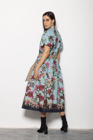 Della Floral Mosaic Dress