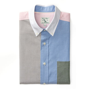 Long Sleeve Cotton Oxford Stripe Shirt