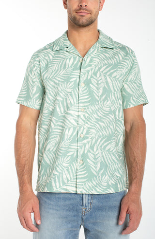 Short Sleeve Button Up Camp Shirt