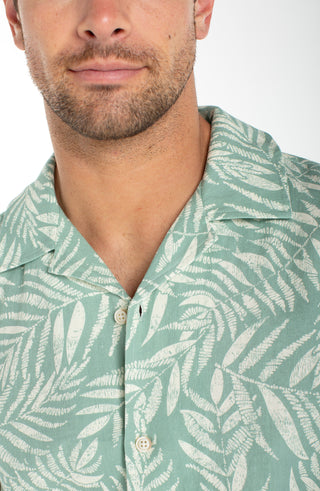 Short Sleeve Button Up Camp Shirt