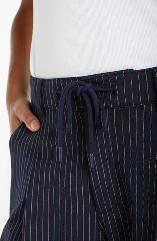 Pleated Trouser w/ Side Stripe