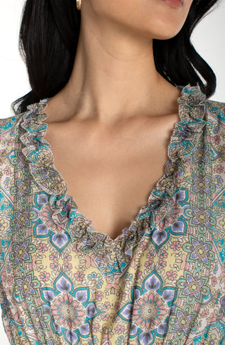 Sleeveless Smocked Waist Maxi Dress