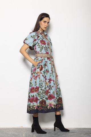 Della Floral Mosaic Dress