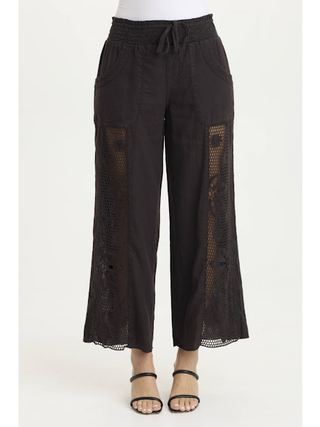 Rokel Wide Leg Trouser (Black)