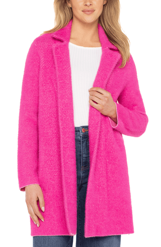 Open Front Sweater Coat