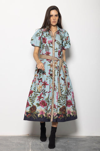 Della Floral Mosaic Dress