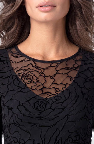Long Sleeve Layered Knit Top
