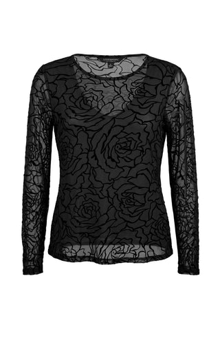 Long Sleeve Layered Knit Top